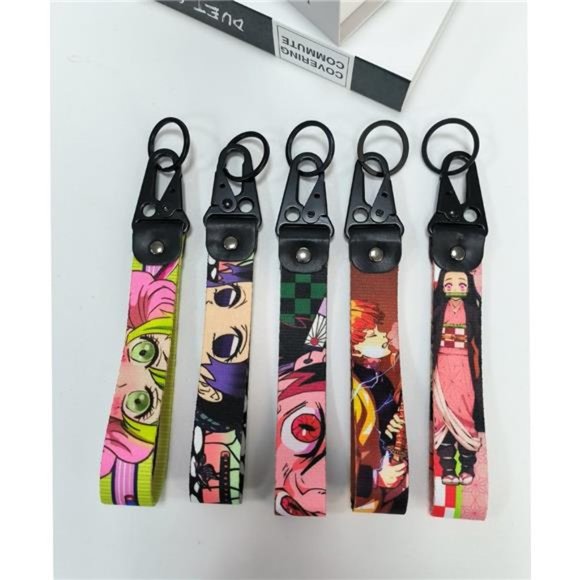 Gearcatweel 1Pack Anime JDM Motorcycle Keychain tag Nylon Keychain Strap Jet Tag - Picture 6 of 7